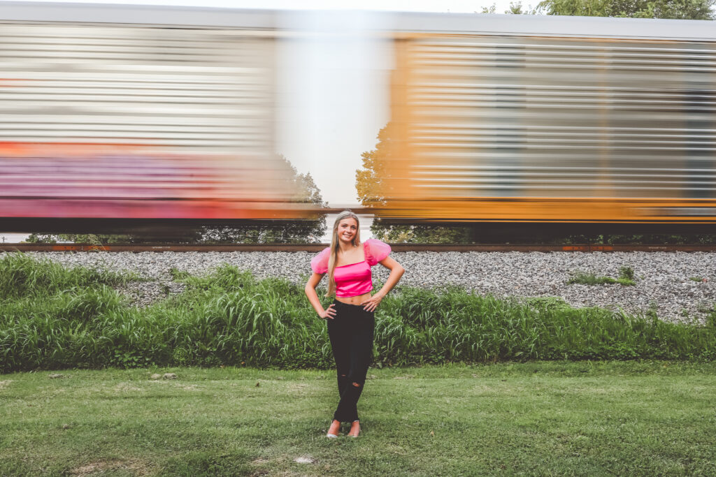 Learn how I captured the motion blur of the train.